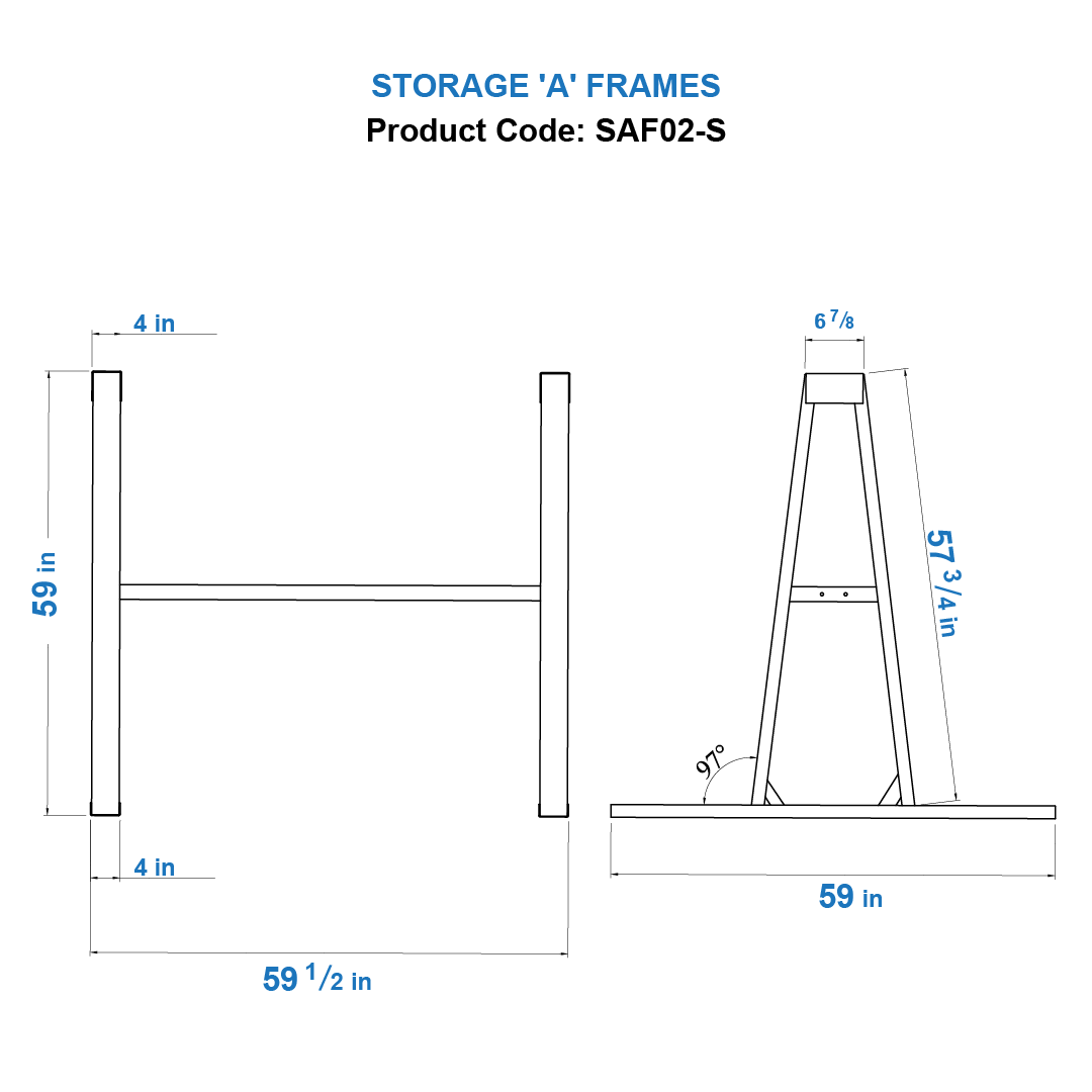 Storage A-Frames SAF02-S