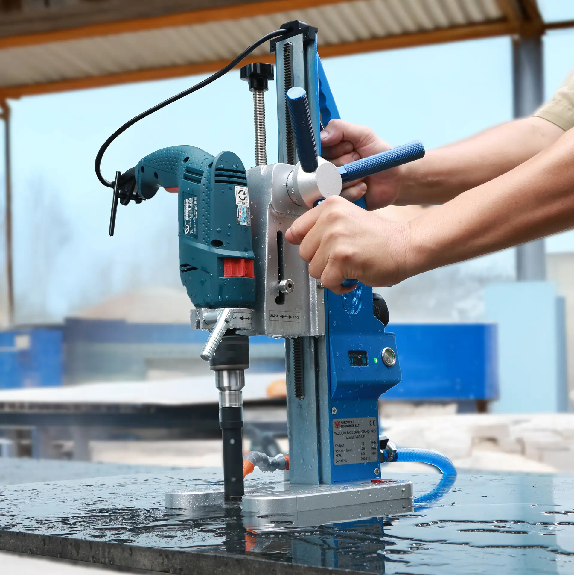 Vacuum Base Drill Stand – Pro 
