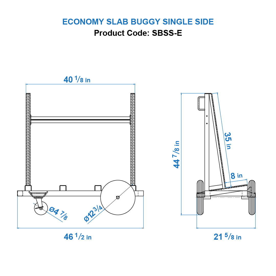 Slab Buggies SBSS-E (Dimension)