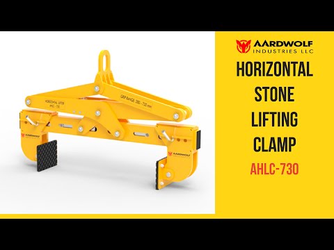 Video thumbnail: Horizontal Stone Lifting Clamps product demonstration