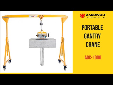 Video thumbnail: Portable Gantry Crane AGC1000 product demonstration