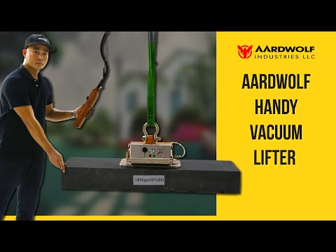 Aardwolf Handy Vacuum Lifter ABHVL380 product demonstration video thumbnail - Watch tutorial on YouTube