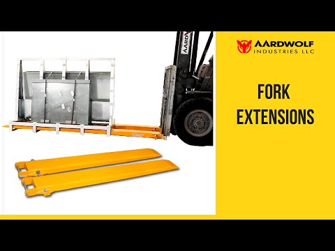 Heavy Duty Fork Extensions product demonstration video thumbnail - Watch tutorial on YouTube