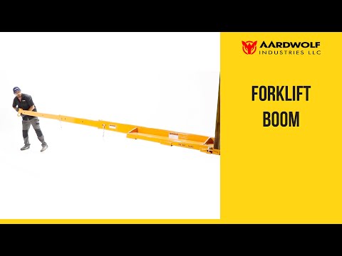 Low Profile Forklift Booms product demonstration video thumbnail - Watch tutorial on YouTube