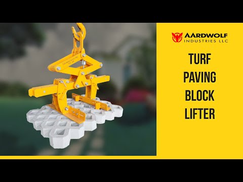 Turf Paving Block Lifter TPBL600 product demonstration video thumbnail - Watch tutorial on YouTube