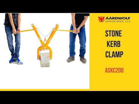 Video thumbnail: Stone Kerb Clamp ASKC200 product demonstration