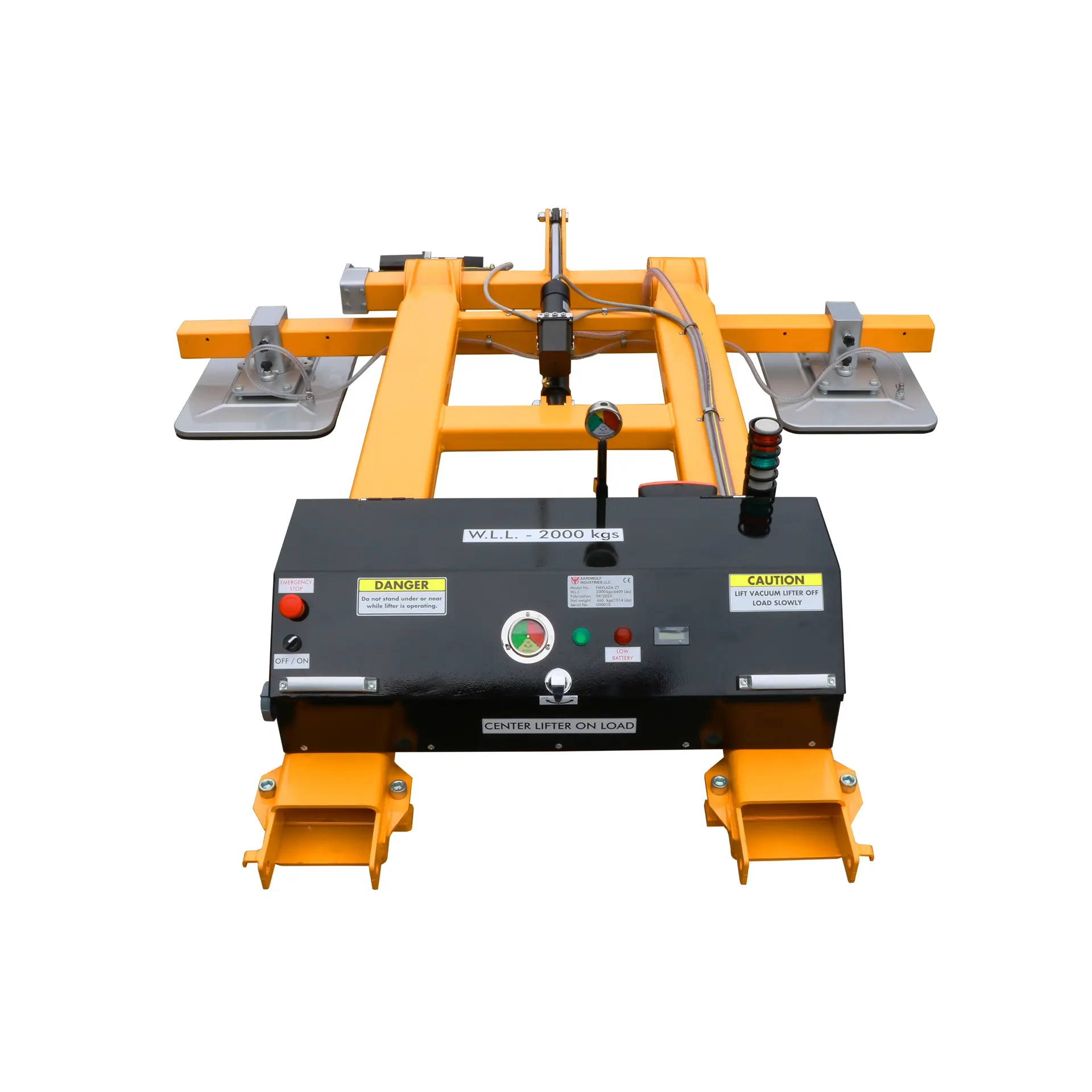 Fork Mounted Vacuum Lifting Attachments FMVLA04-2T