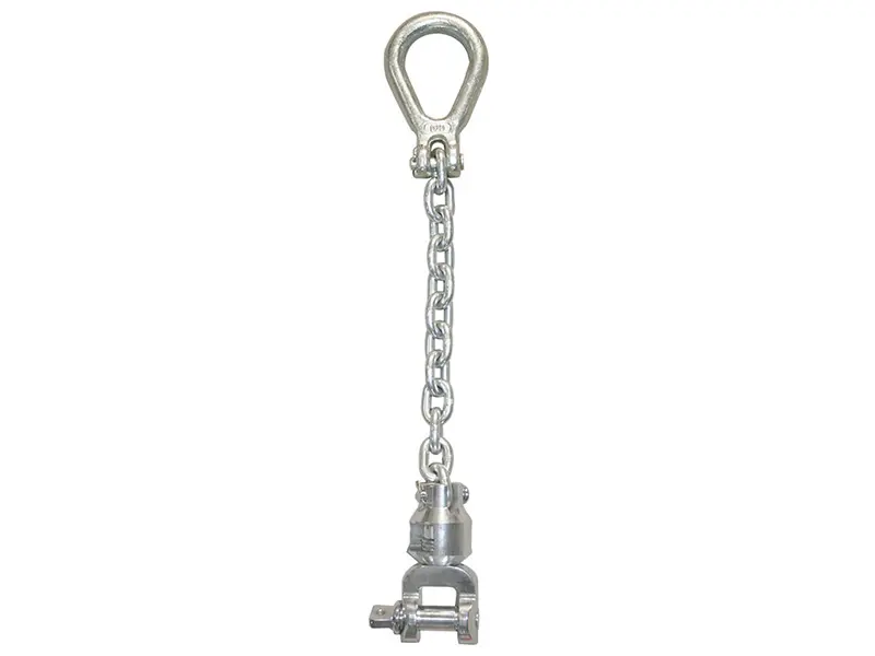 Combo de cadena giratoria y orejeta de elevación de 1,5 t