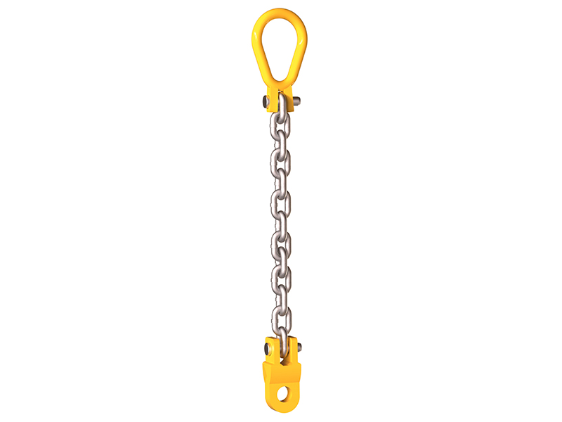 Pinza tipo tijera con cadena corta y grillete